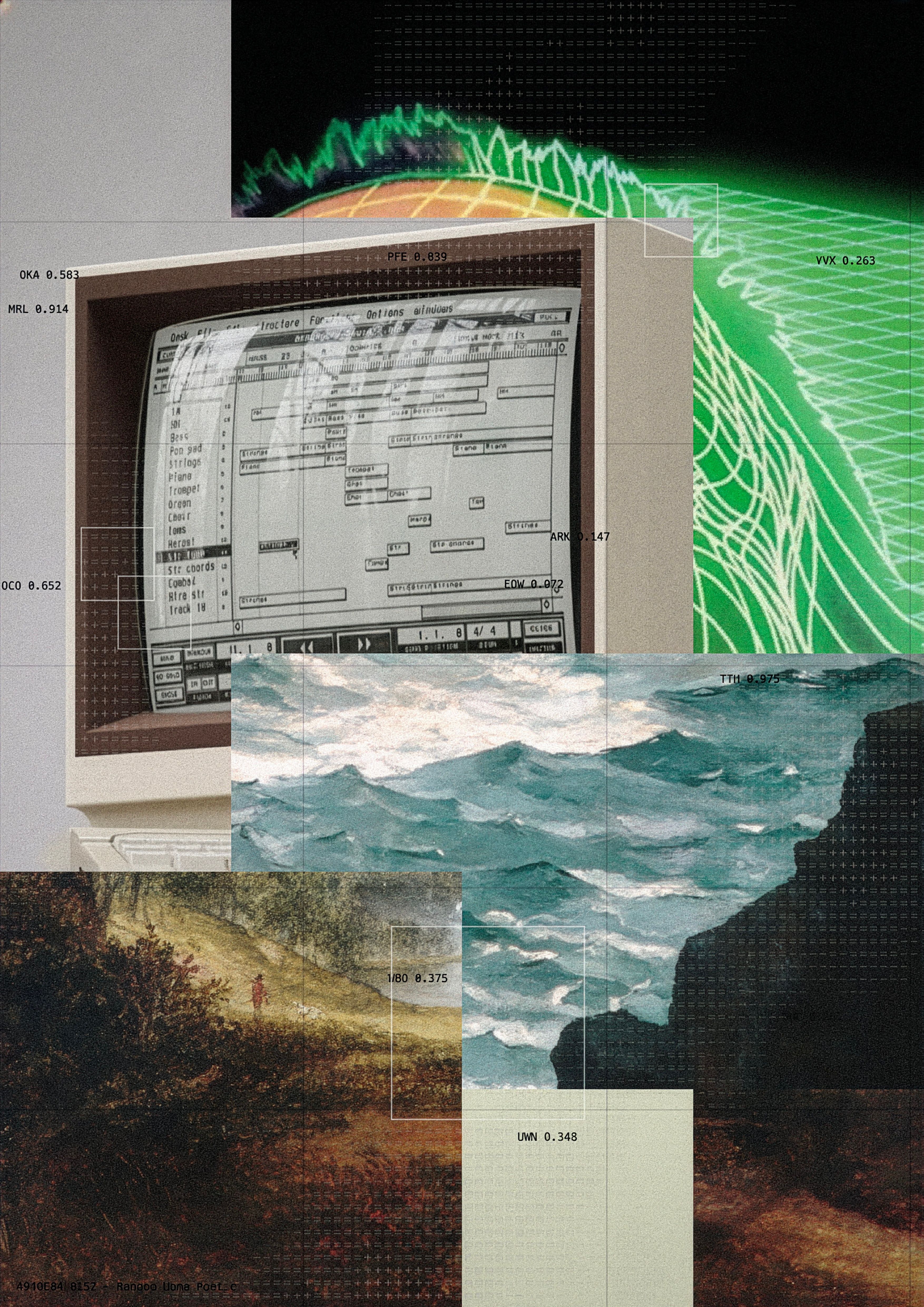 The folded word poster 1