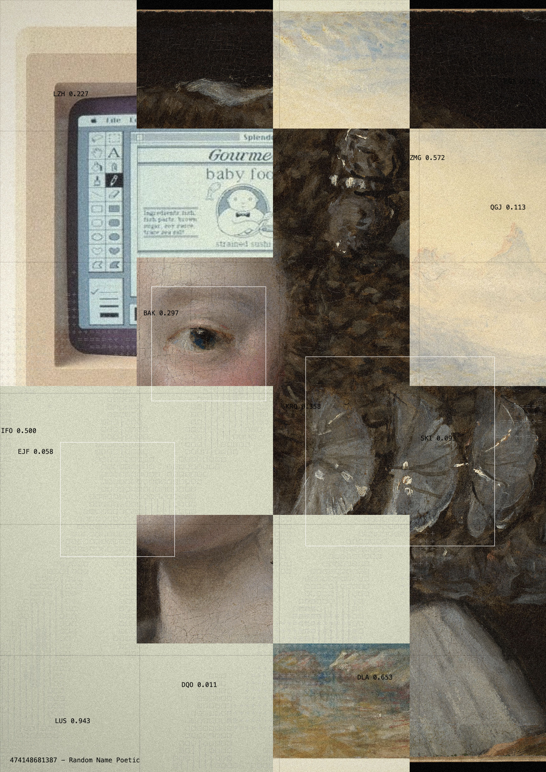 The folded word poster 2