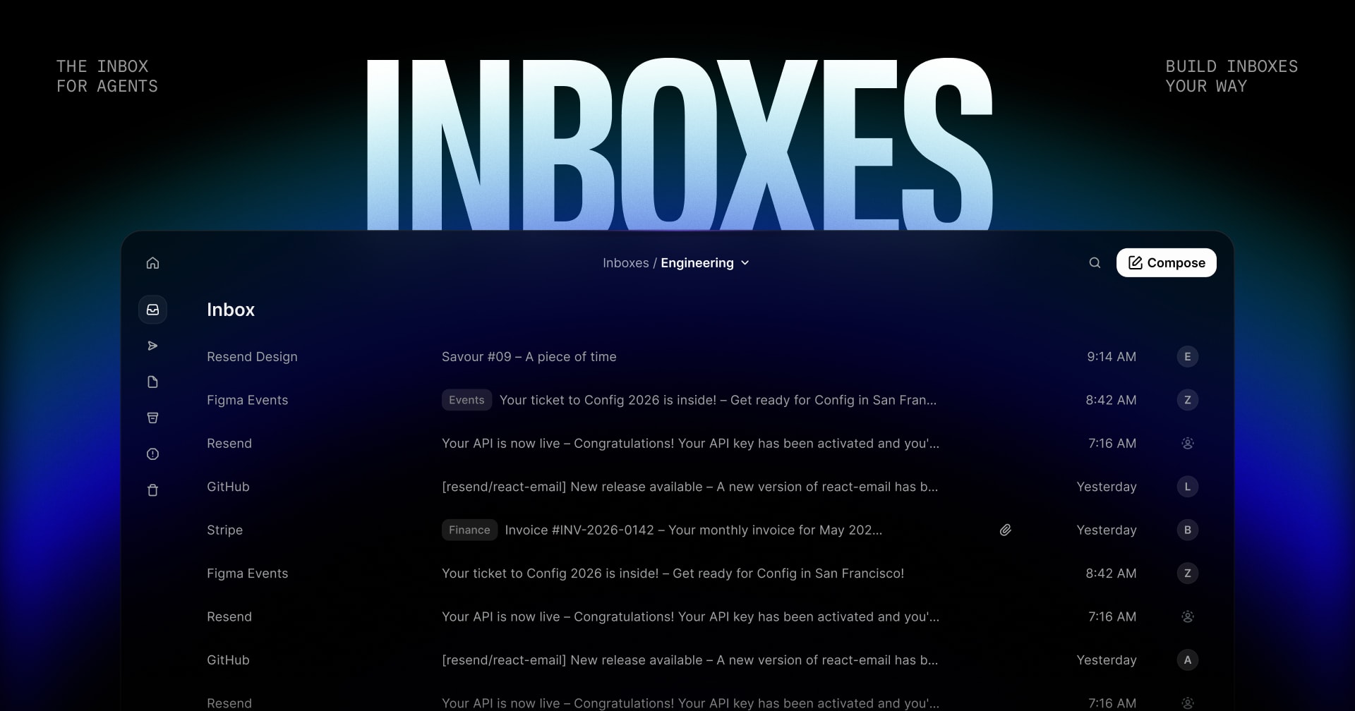 Resend Inboxes announcement